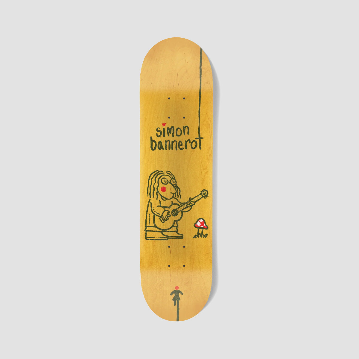 Girl Cybin Simon Bannerot Skateboard Deck - 8.5"
