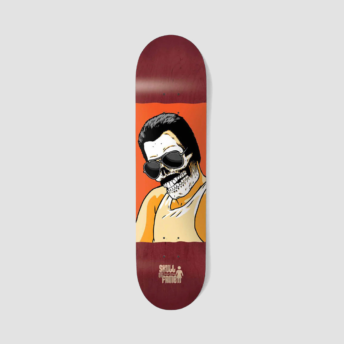 Girl Skull Of Fame Breana Geering Skateboard Deck - 8.125"