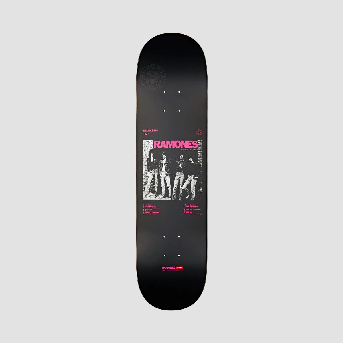 Globe G2 Ramones Skateboard Deck Rocket to Russia - 8"