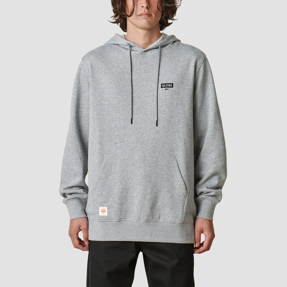 Globe Living Low Velocity Pullover Hoodie Grey Marle