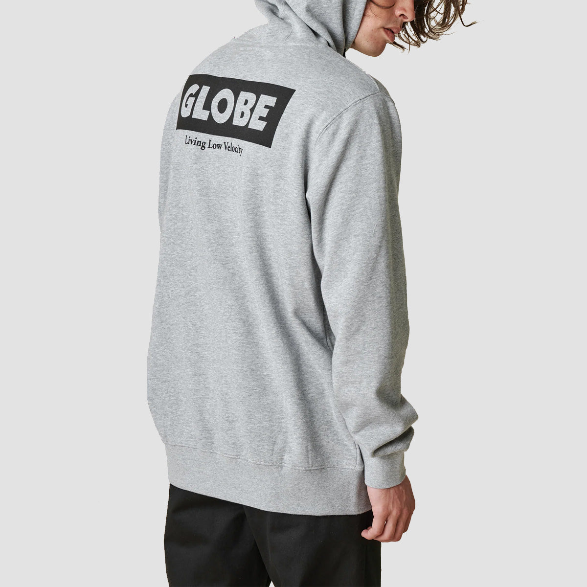 Globe Living Low Velocity Pullover Hoodie Grey Marle
