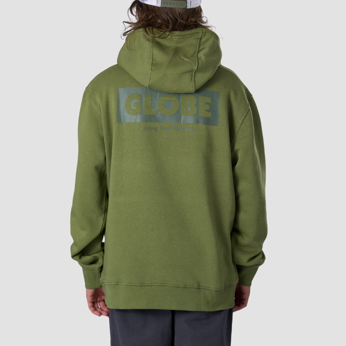 Globe Living Low Velocity Pullover Hoodie Olive