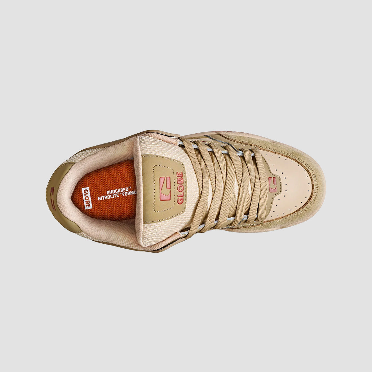 Globe Tilt Shoes - Sand/Red