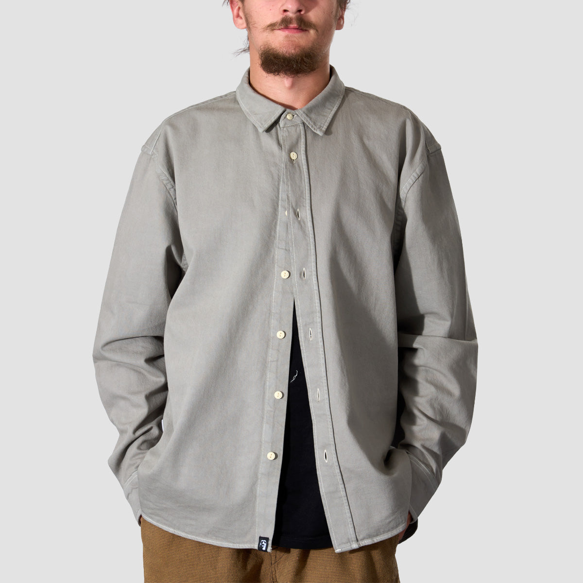 Heathen VG+ Medusa Longsleeve Work Shirt Mist
