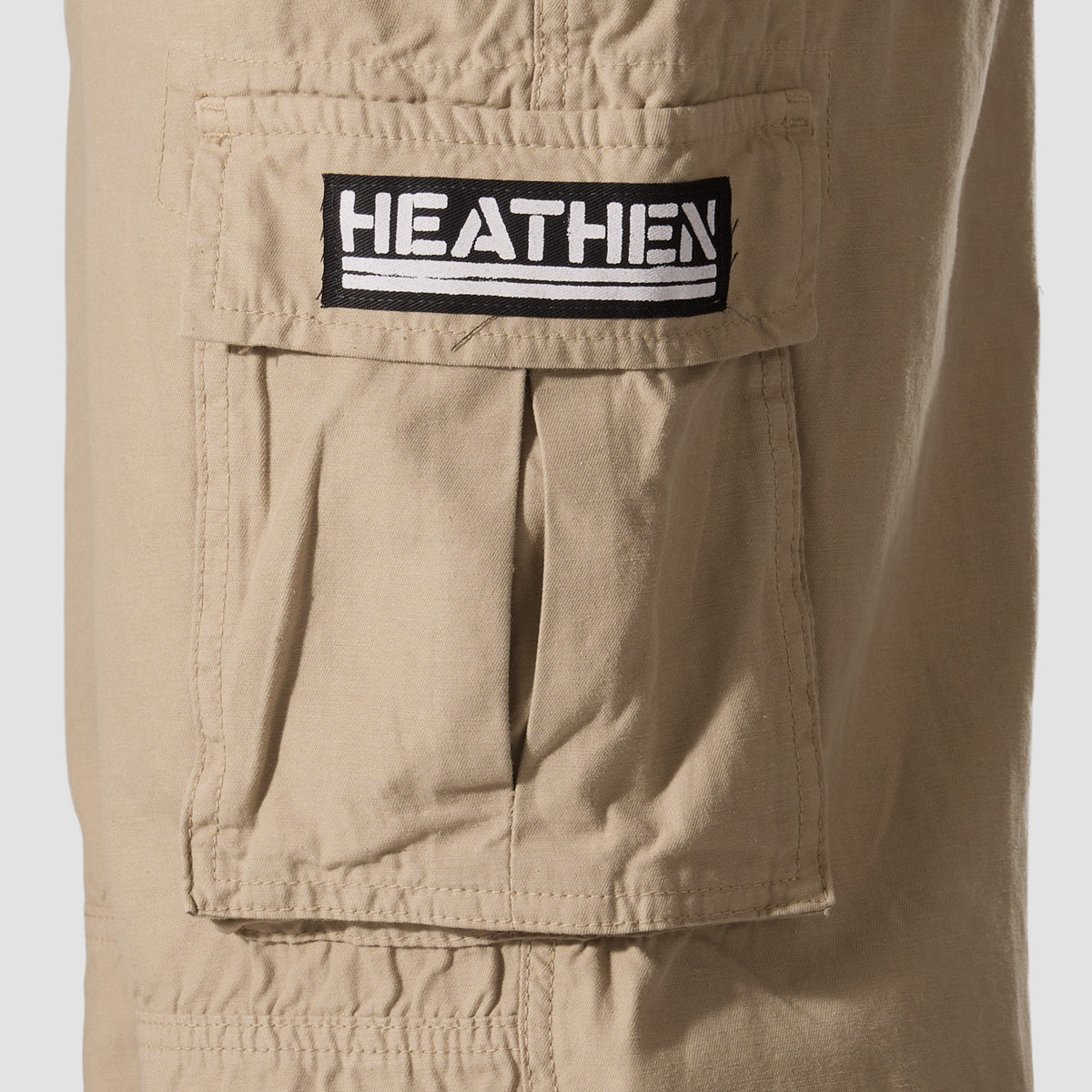 Heathen Siren Cargo Pants Beige