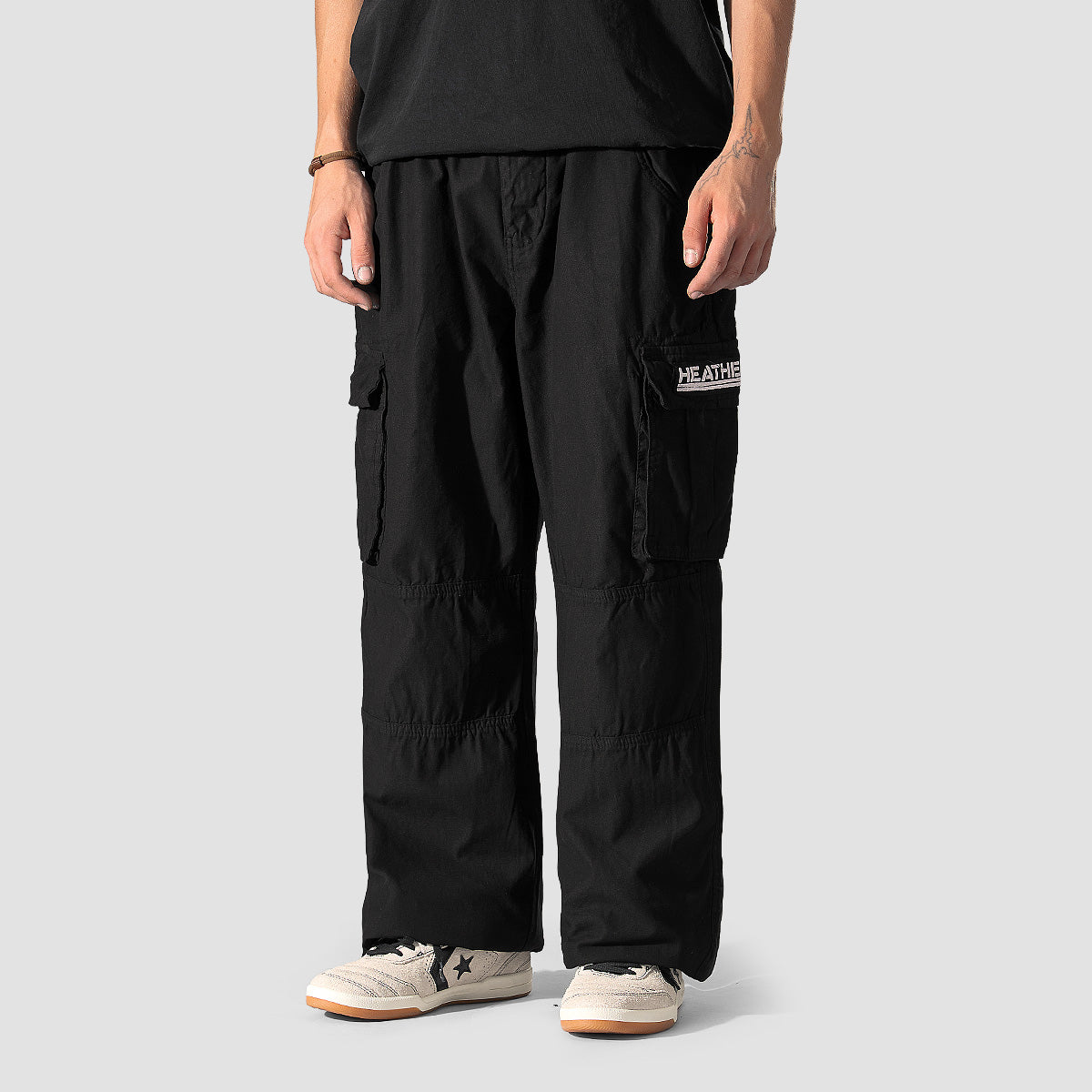 Heathen Siren Cargo Pants Black