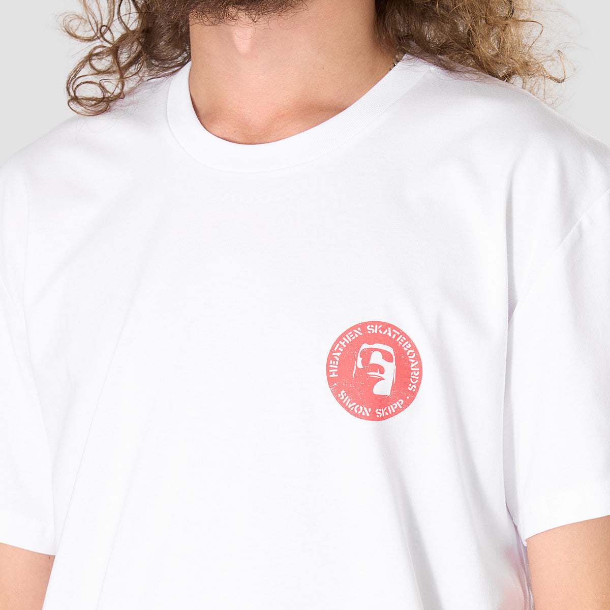 Heathen X Simon Skipp Blood Spire T-Shirt White