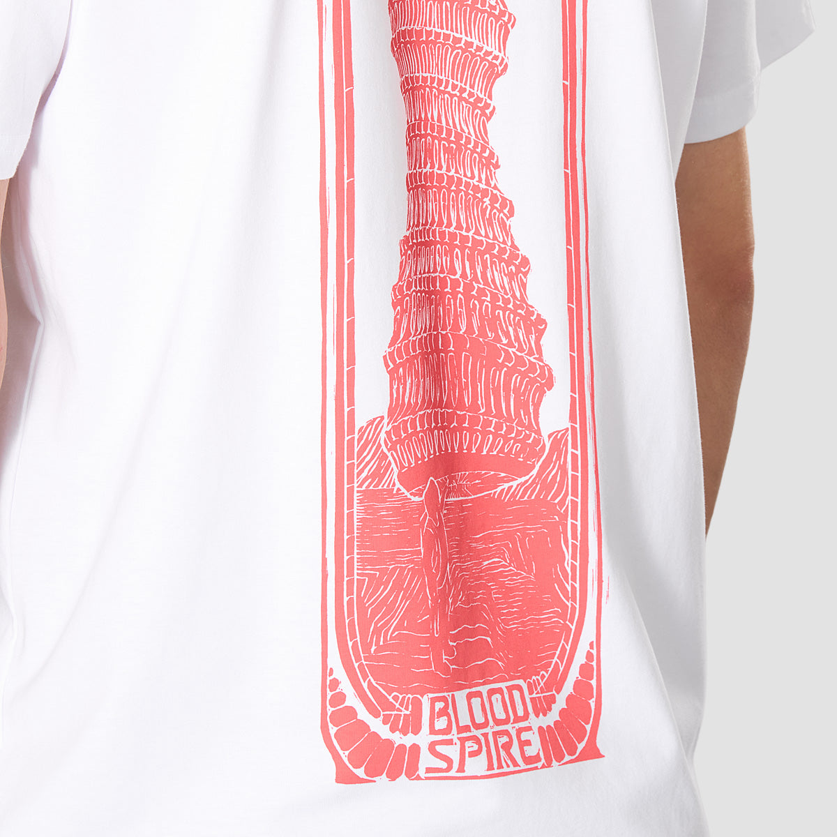 Heathen X Simon Skipp Blood Spire T-Shirt White