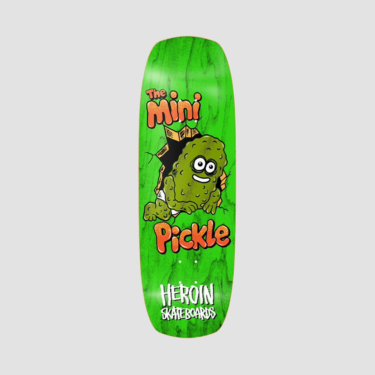 Heroin Mini Pickle Skateboard Deck Various Stains - 9.5"