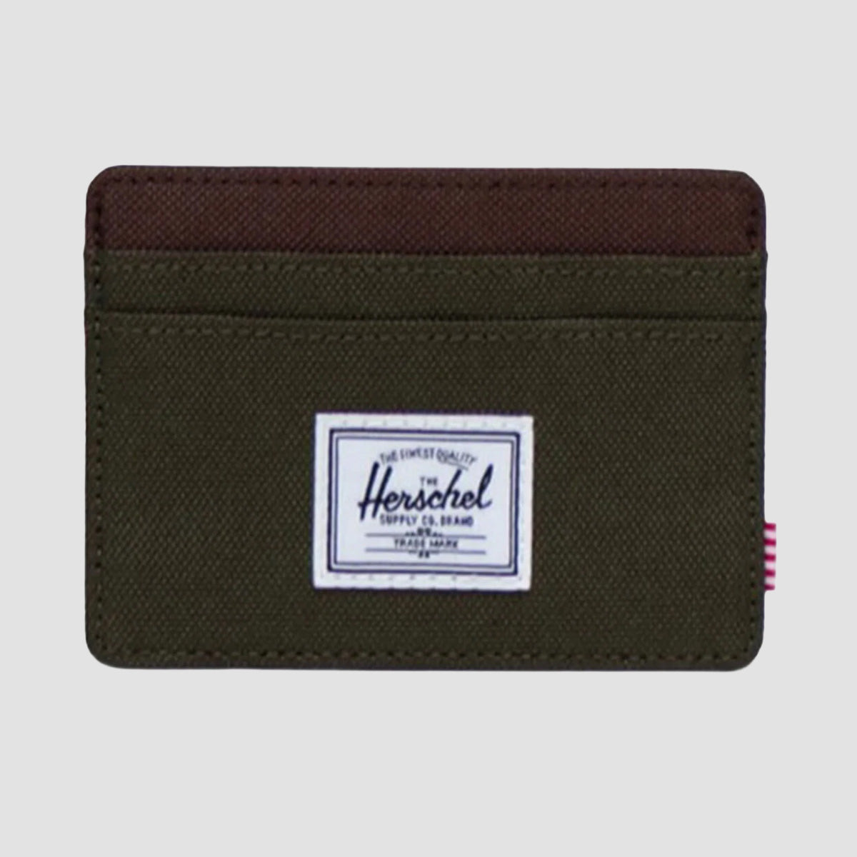 Herschel Charlie Cardholder Ivy Green/Chicory Coffee
