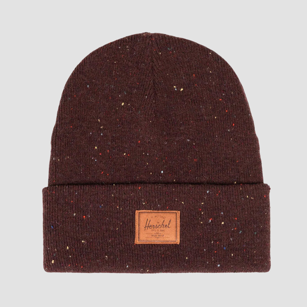 Herschel Elmer Marled Beanie Bitter Chocolate