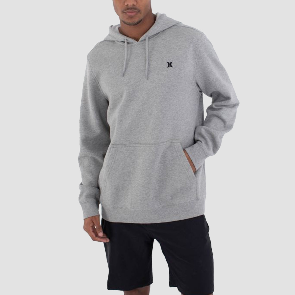 Hurley Icon Pullover Hoodie Dark Heather Grey