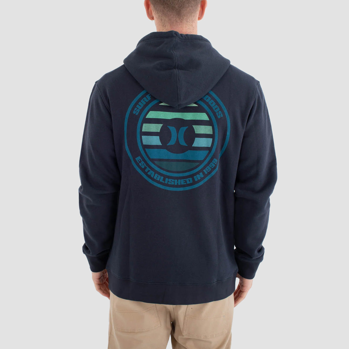 Hurley Louis Zip Hoodie Obsidian