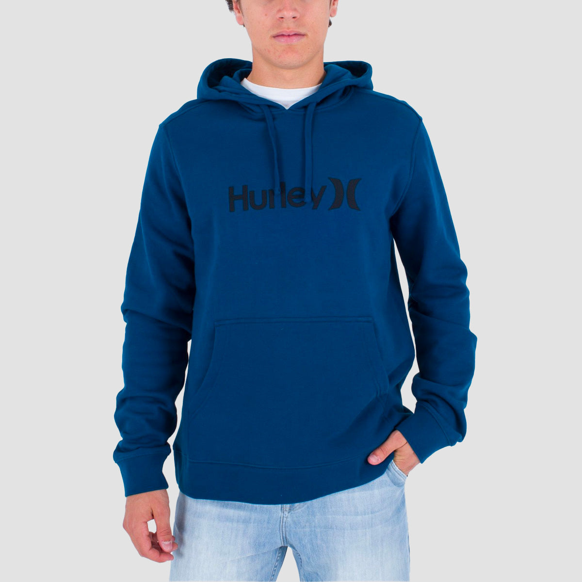 Blue best sale hurley hoodie