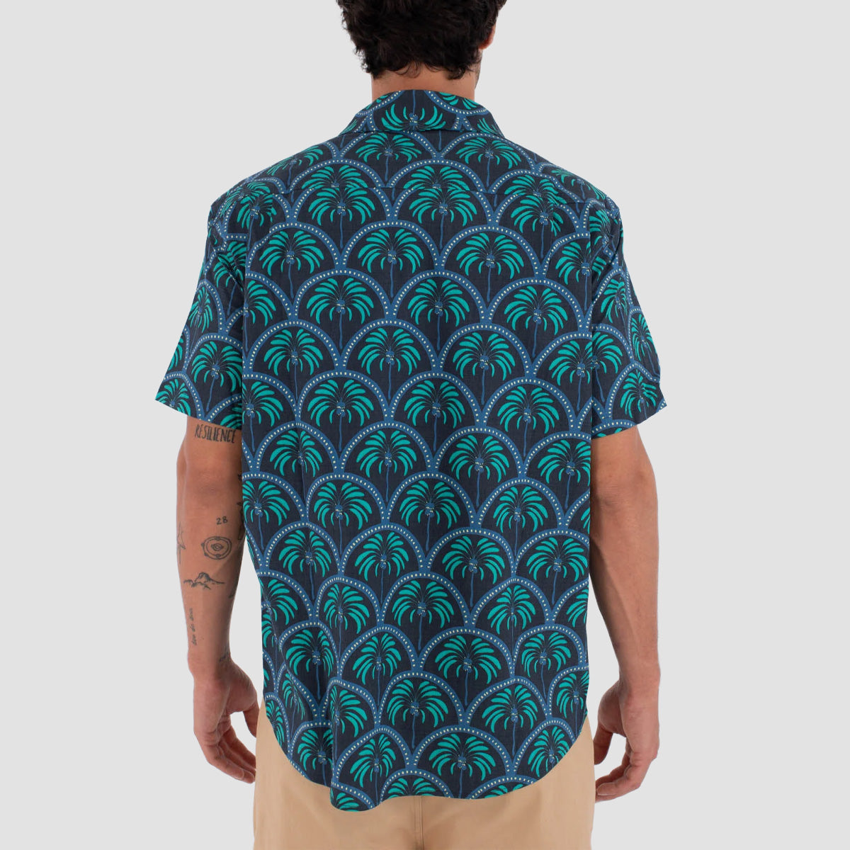 Hurley Palm Short Sleeve Shirt Black
