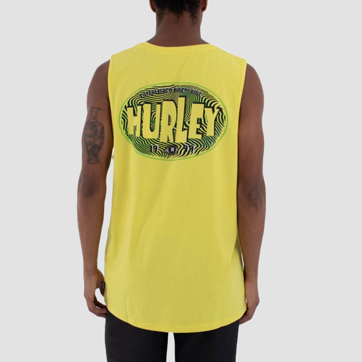 Hurley Pyscho Tank Vest Limonchello