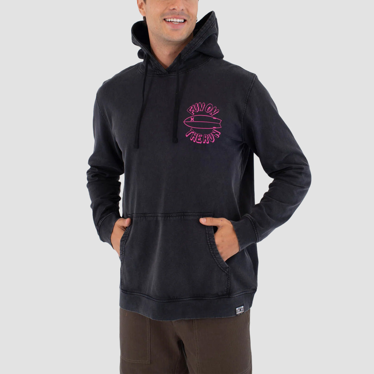 Hurley Sider Pullover Hoodie Black