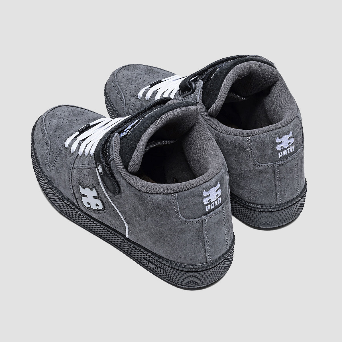 IPATH Grasshopper High Top Shoes - Grey Suede