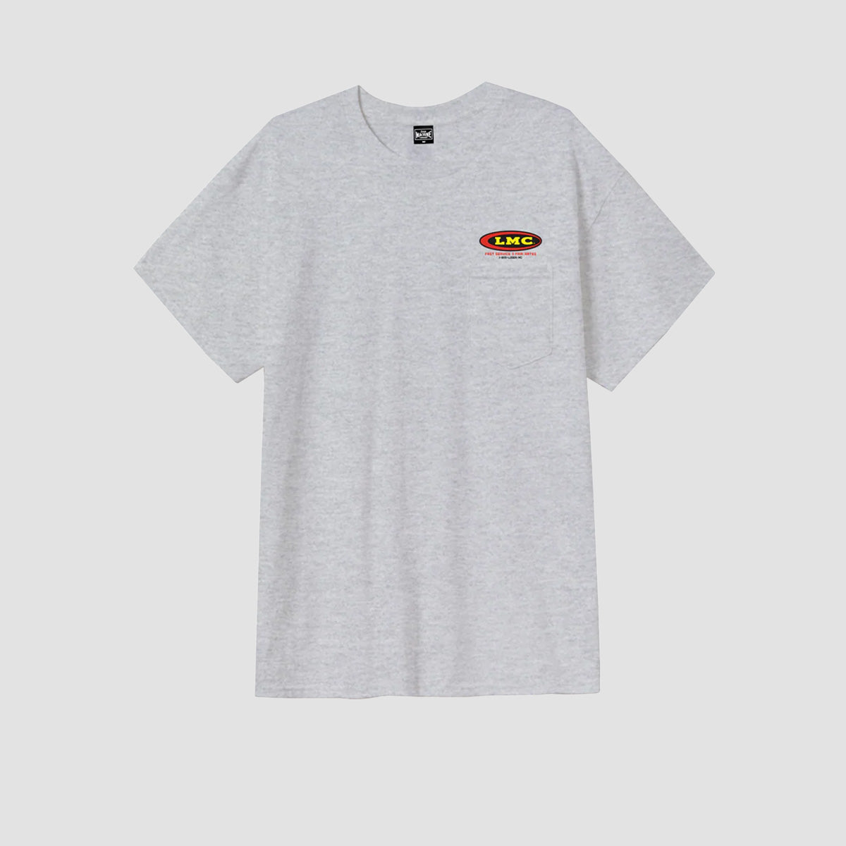 Loser Machine Auto Parts Pocket T-Shirt Heather Grey