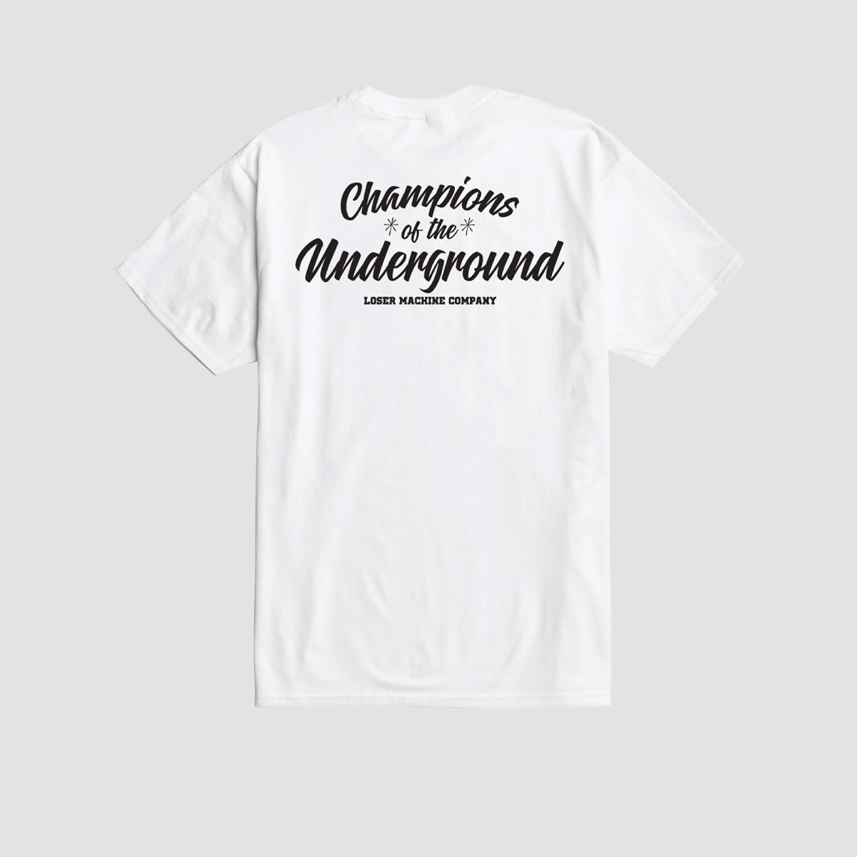 Loser Machine Warm-Ups T-Shirt White