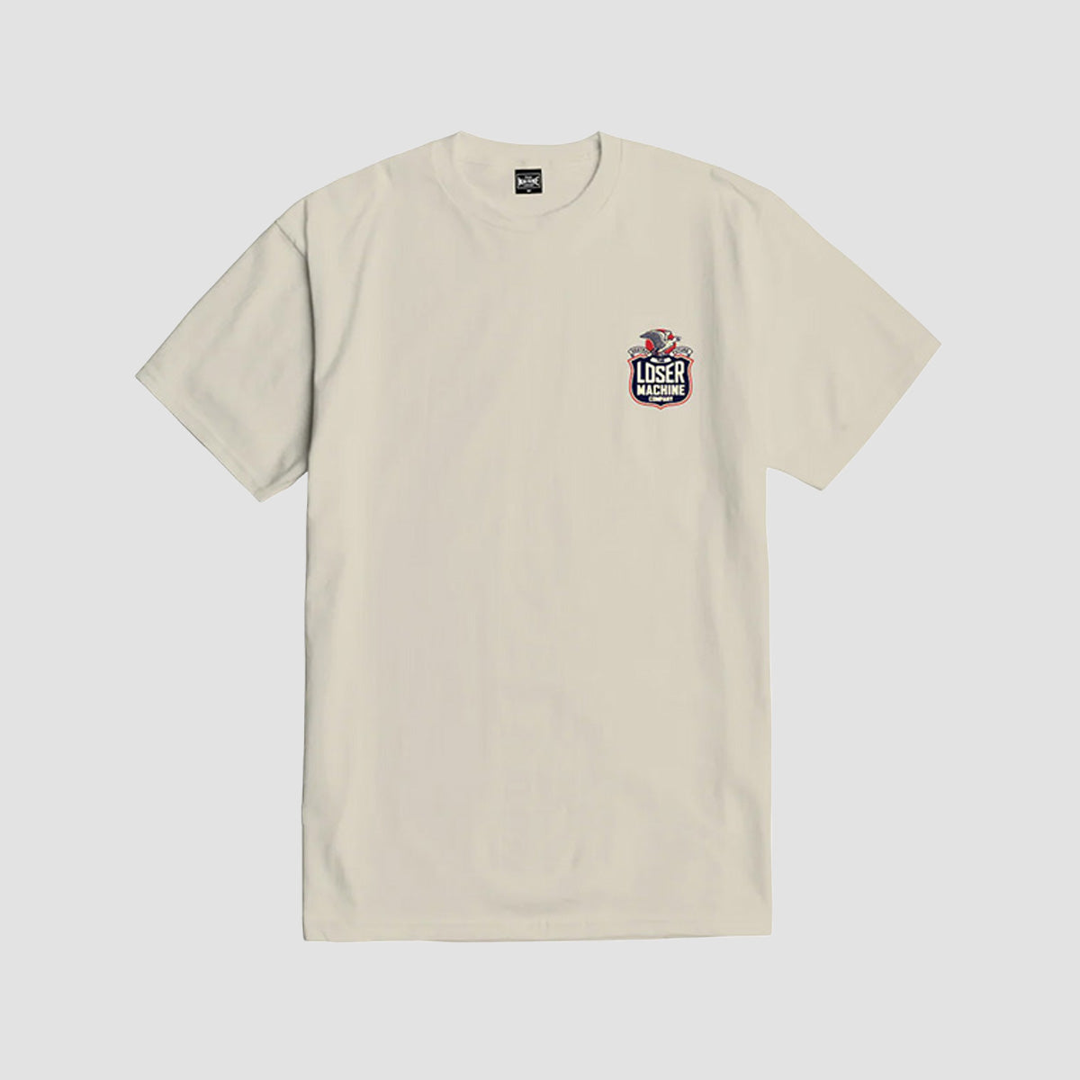 Loser Machine Work Hard T-Shirt Cream