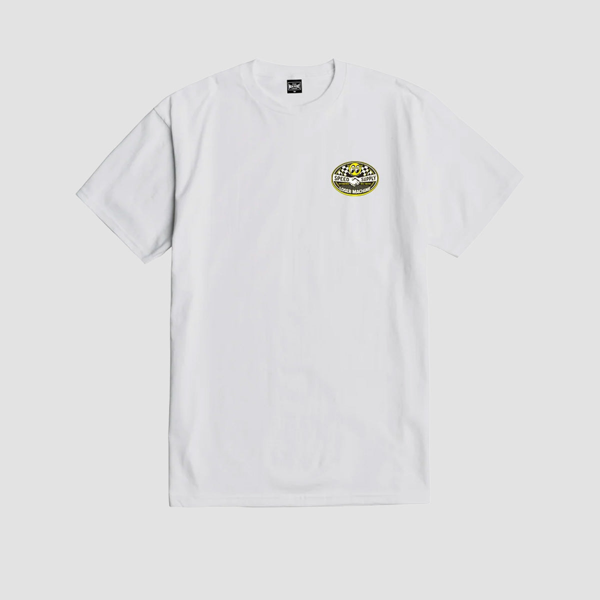 Loser Machine X Mooneyes Handshake T-Shirt Vintage White