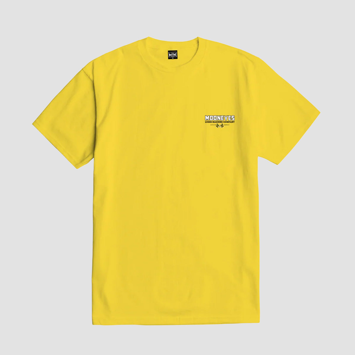 Loser Machine X Mooneyes Winners Circle T-Shirt Yellow