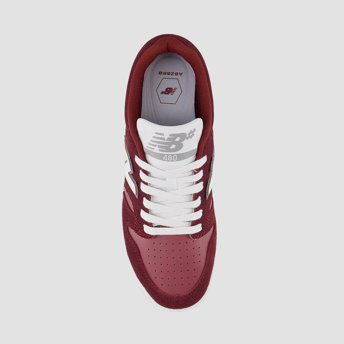 New Balance Numeric 480 Shoes - Monarch Burgundy/NB Burgundy