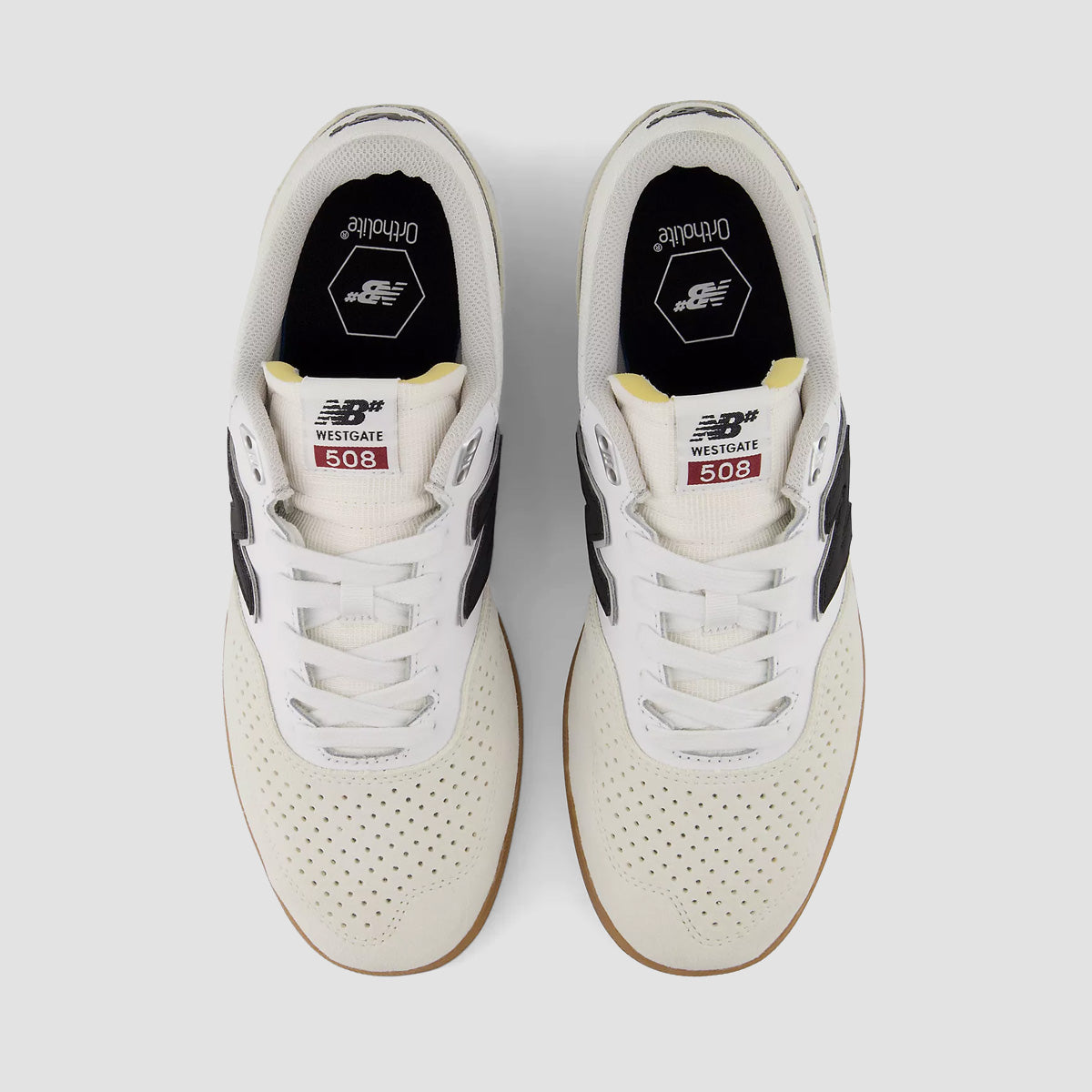 New Balance Numeric Brandon Westgate 508 Shoes - Sea Salt/Black