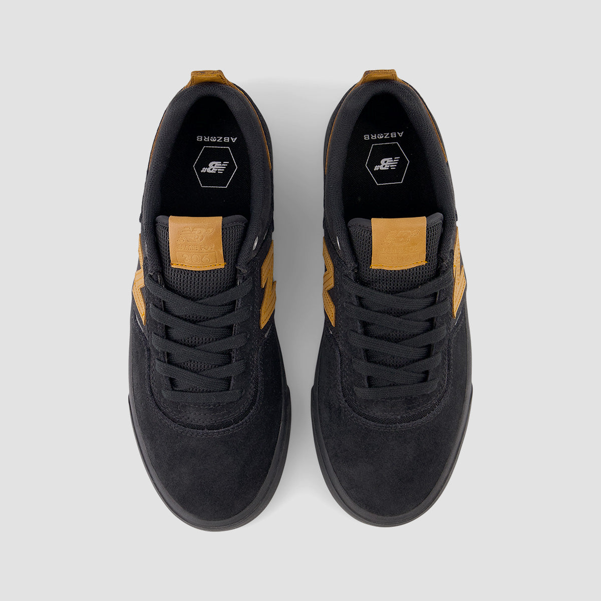 New Balance Numeric Jamie Foy 306 Shoes - Black/Brown