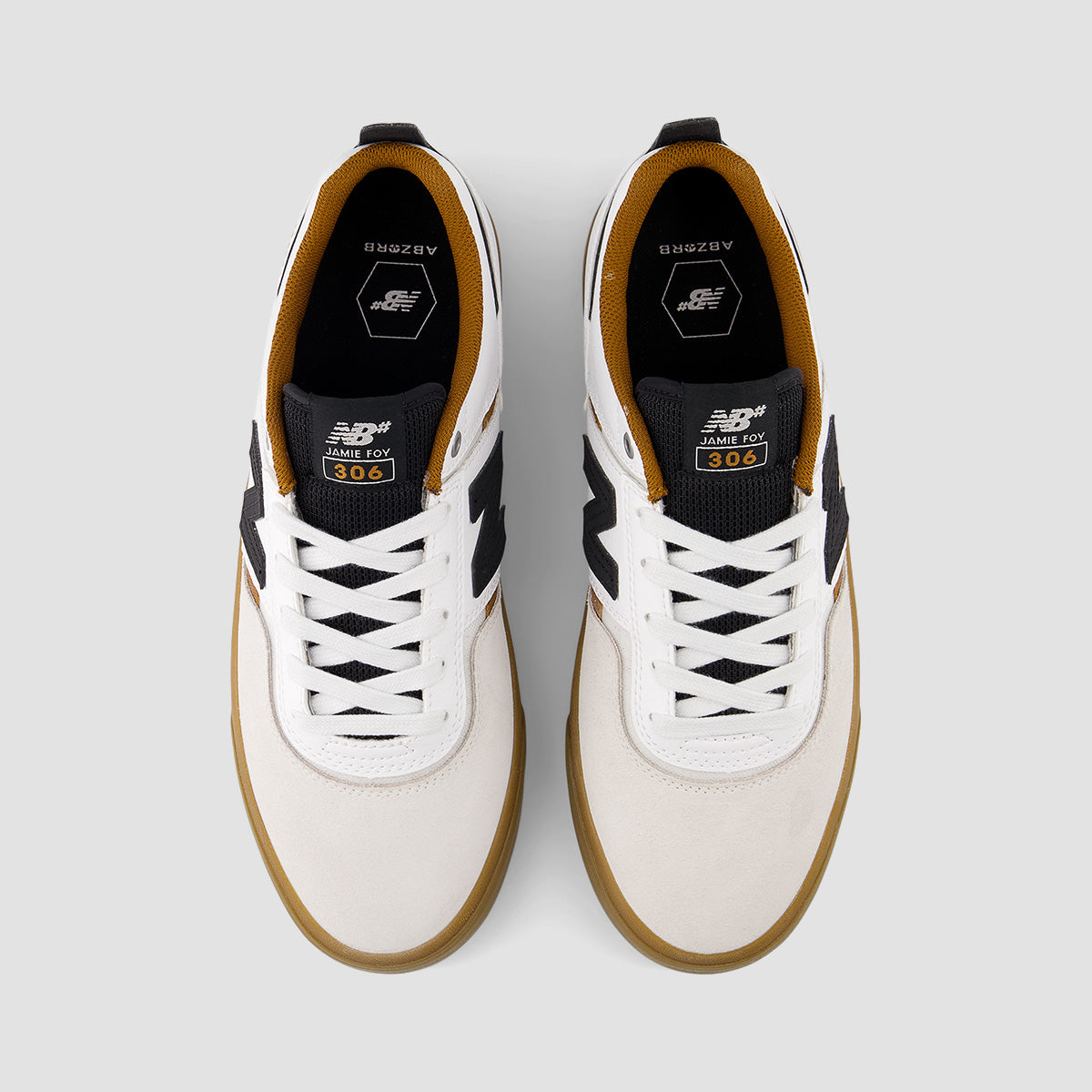 New Balance Numeric Jamie Foy 306 Shoes - Sea Salt/Black