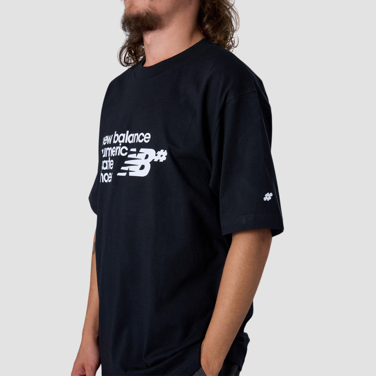 New Balance Numeric Stacked Graphic T-Shirt Black