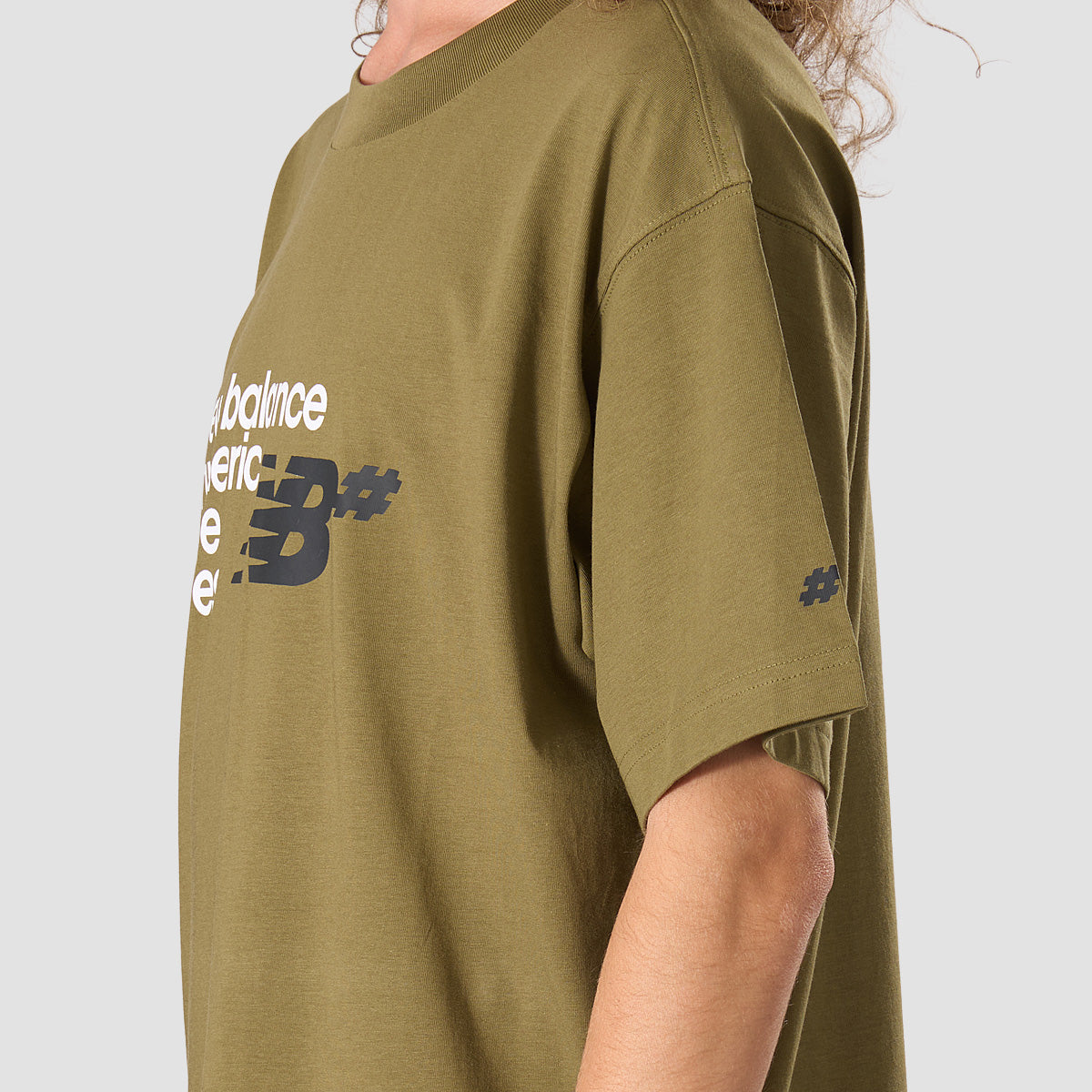 New Balance Numeric Stacked Graphic T-Shirt Wakame