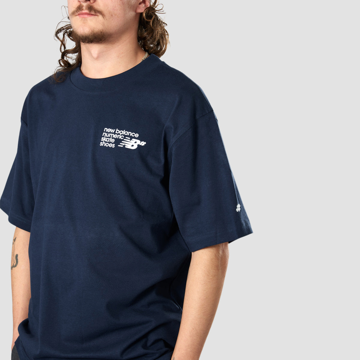 New Balance Small Logo T-Shirt Navy