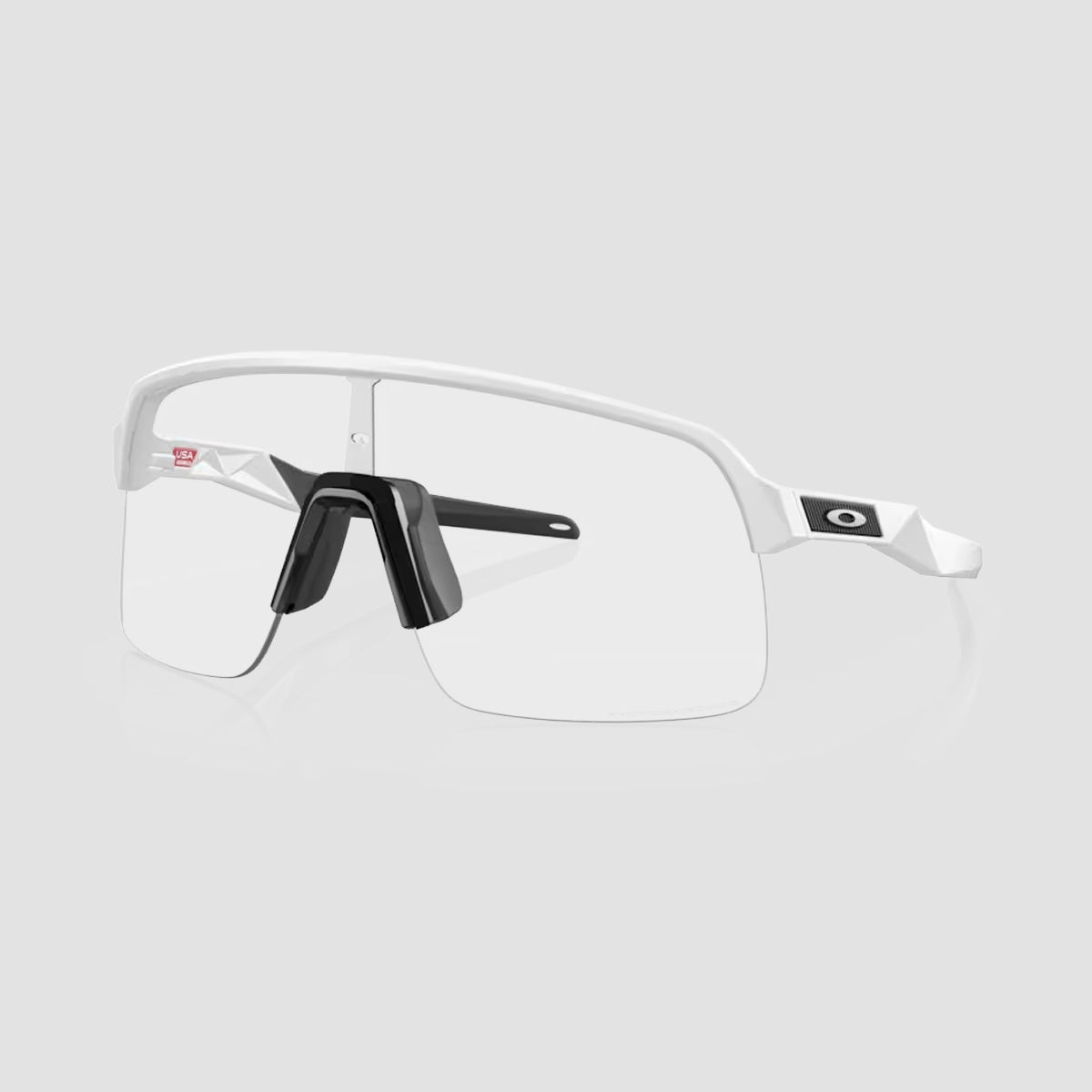 Oakley Sutro Lite Sunglasses Matte White Clear Photochromic 39M