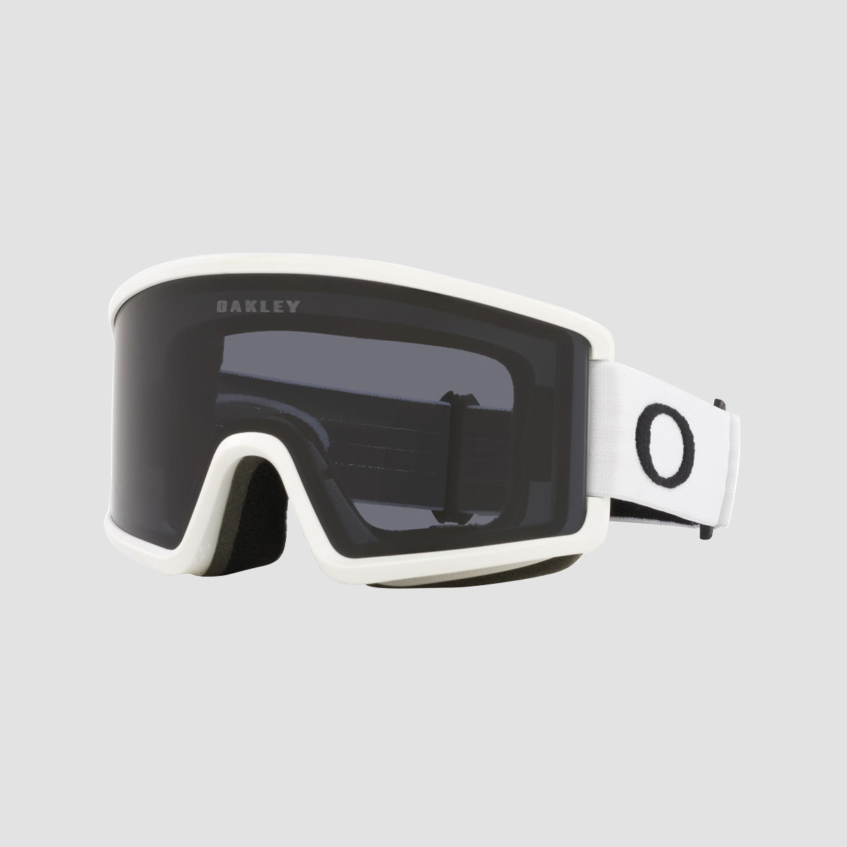 Oakley Target Line Snow Goggles Matte White/Dark Grey
