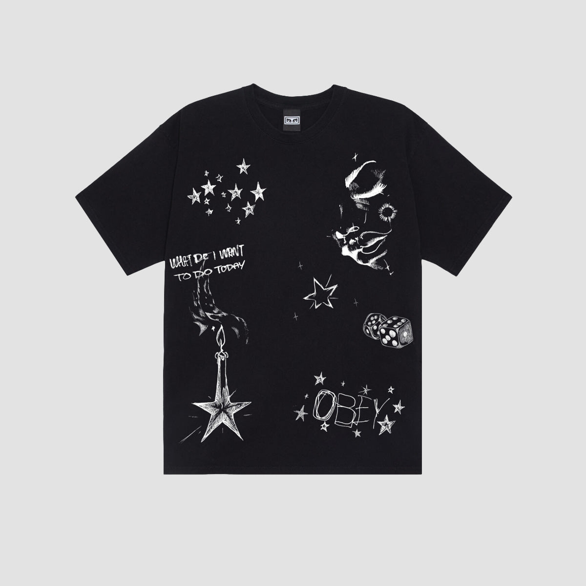 OBEY Dreams T-Shirt Black