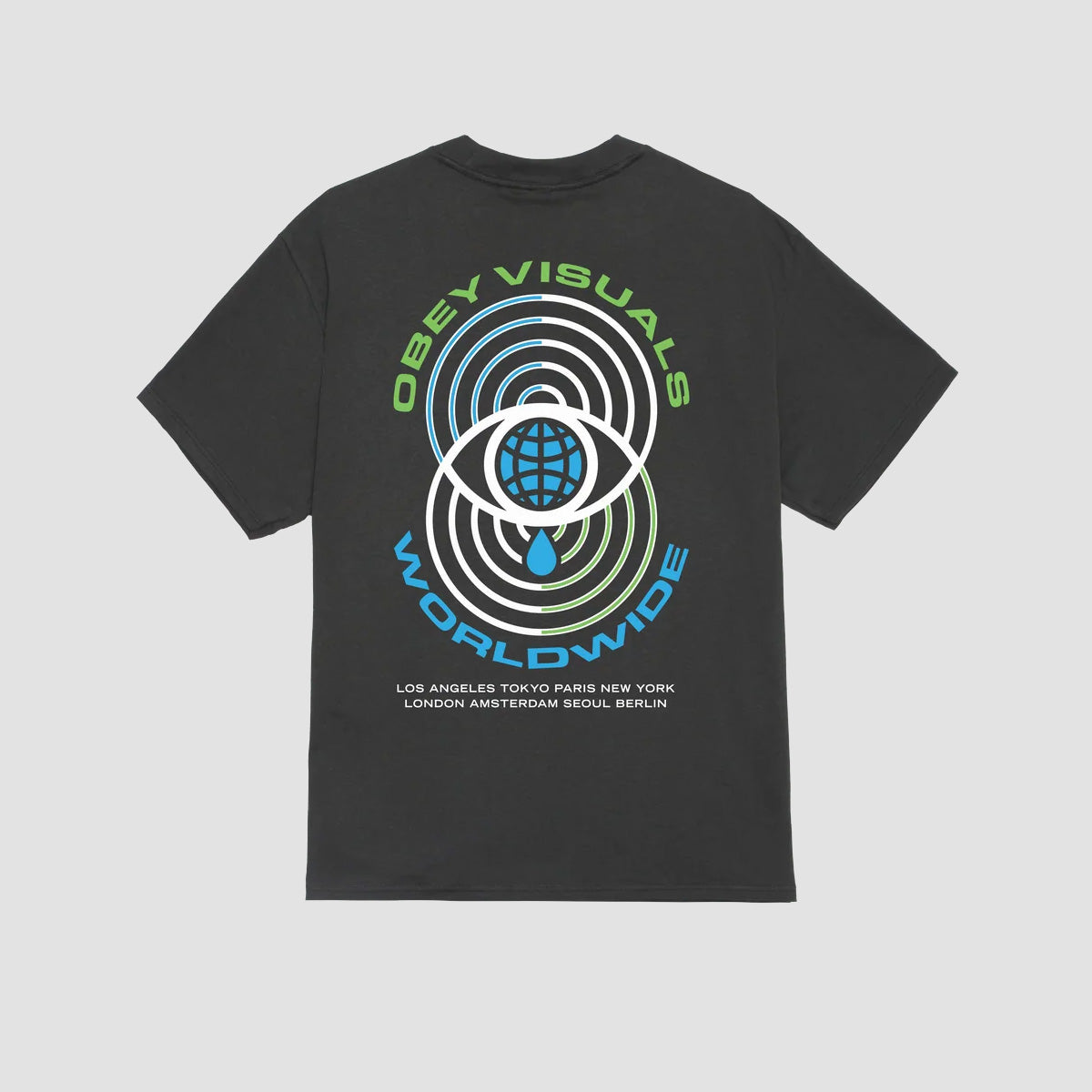 OBEY Earth Crisis T-Shirt Vintage Black