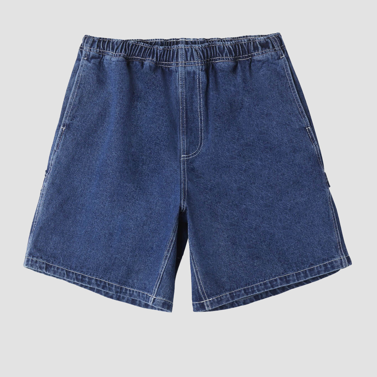 OBEY Easy Denim Carpenter Shorts Stone Wash Indigo
