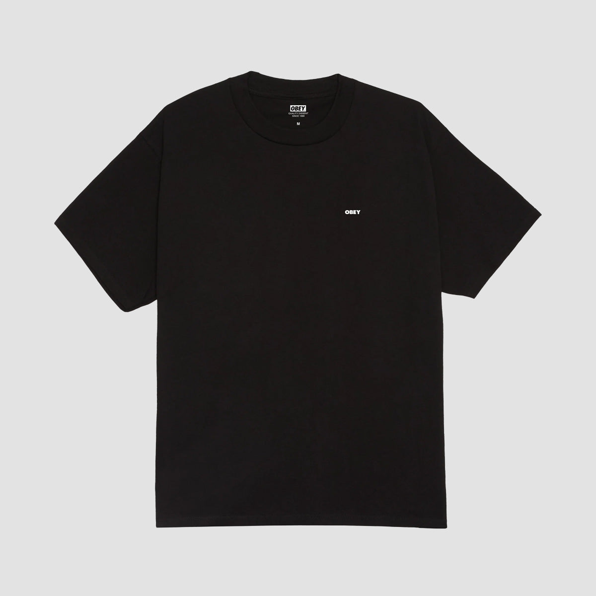 OBEY Icon Stencil Flame T-Shirt Black