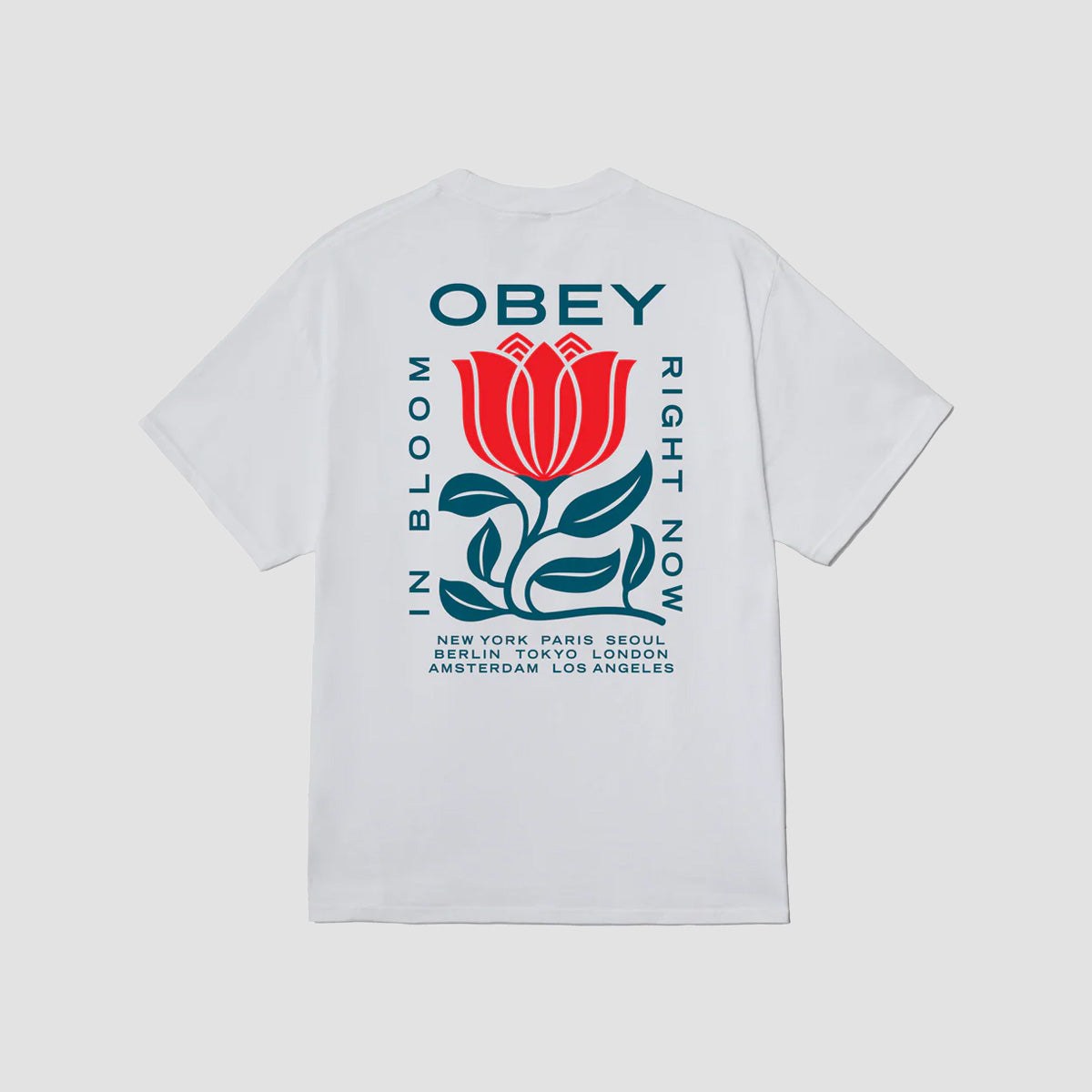 OBEY In Bloom T-Shirt White