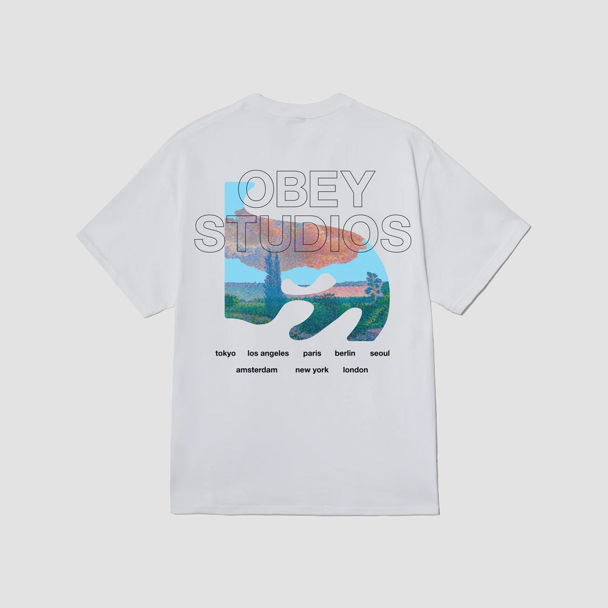 OBEY Pastures T-Shirt White