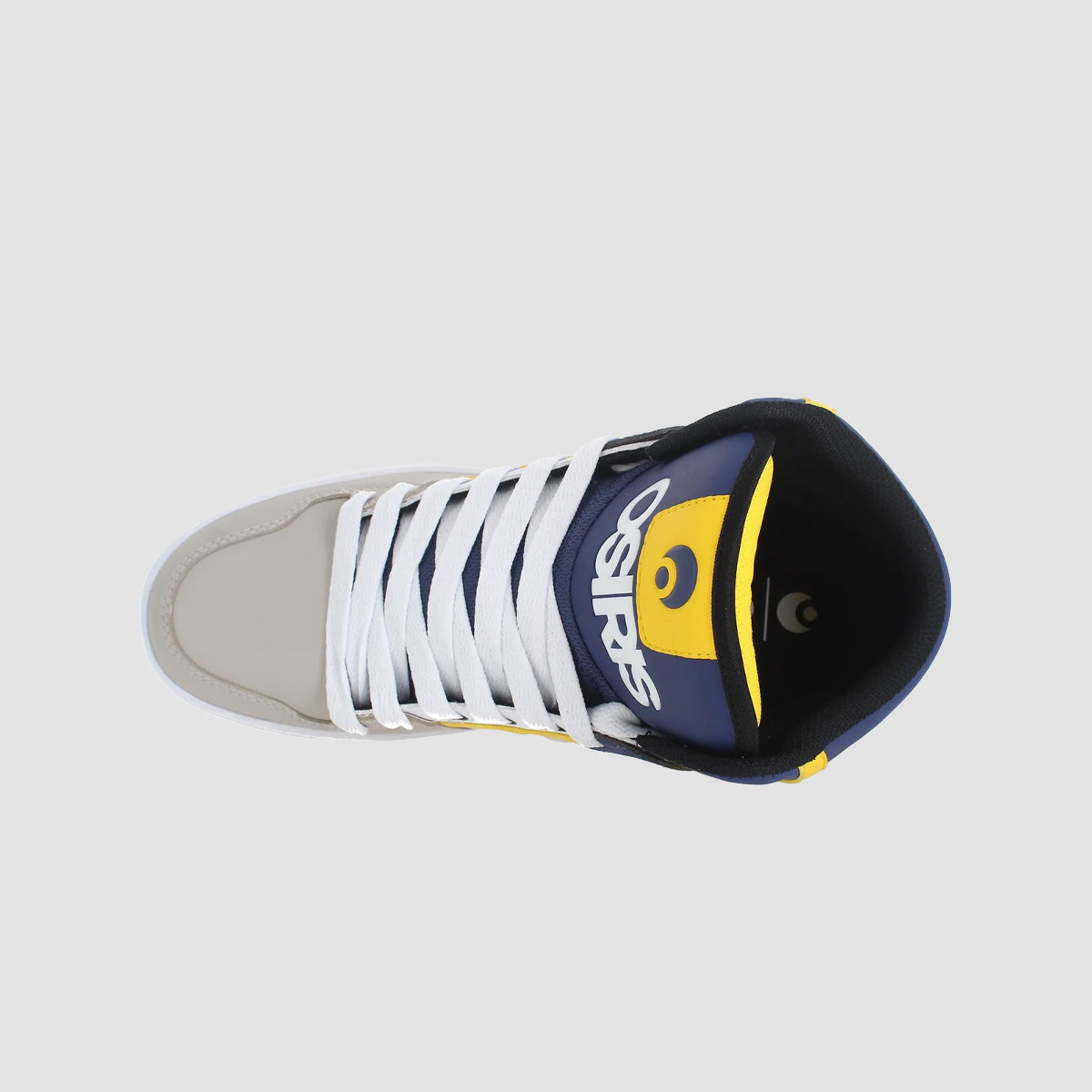Osiris Clone High Top Shoes - White/Navy/Tan