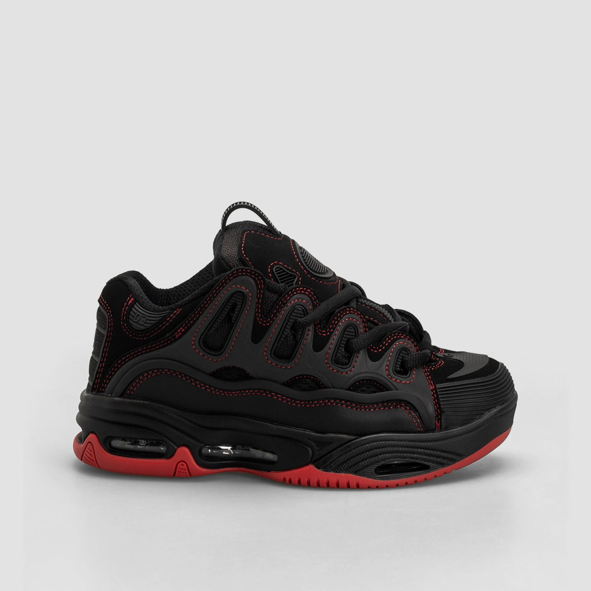 Osiris D3 2001 Shoes - Black/Red/Red
