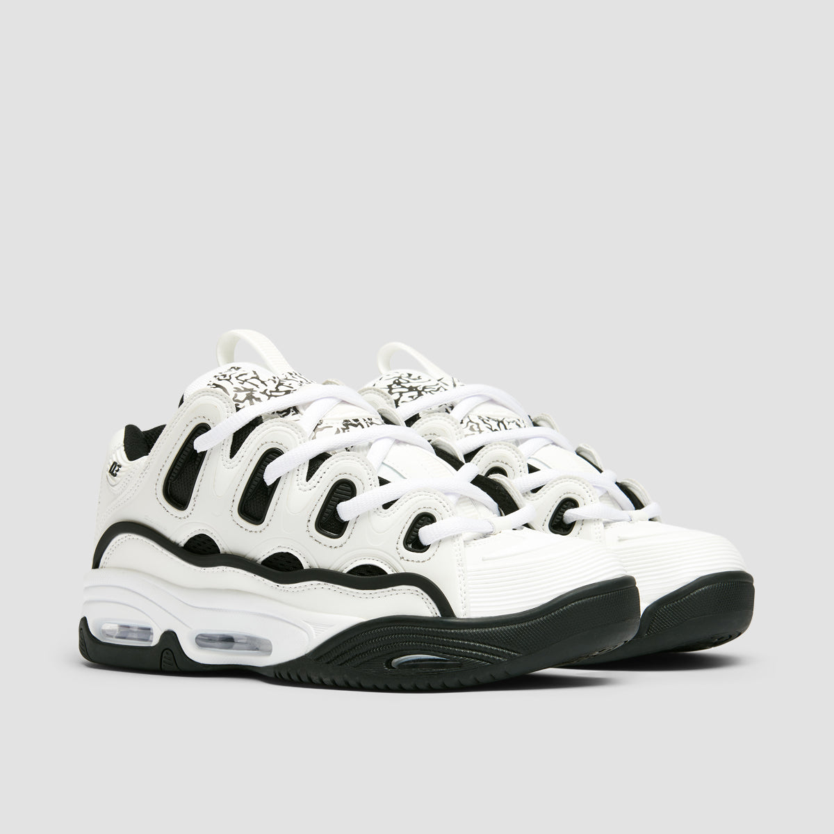 Osiris D3 2001 Shoes - Black/White/Crack