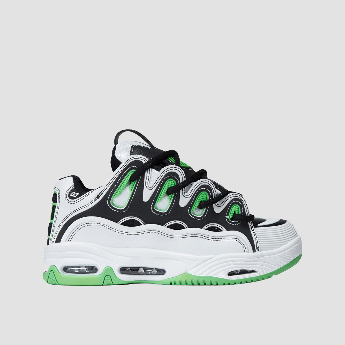 Osiris D3 2001 Shoes - White/Black/Green