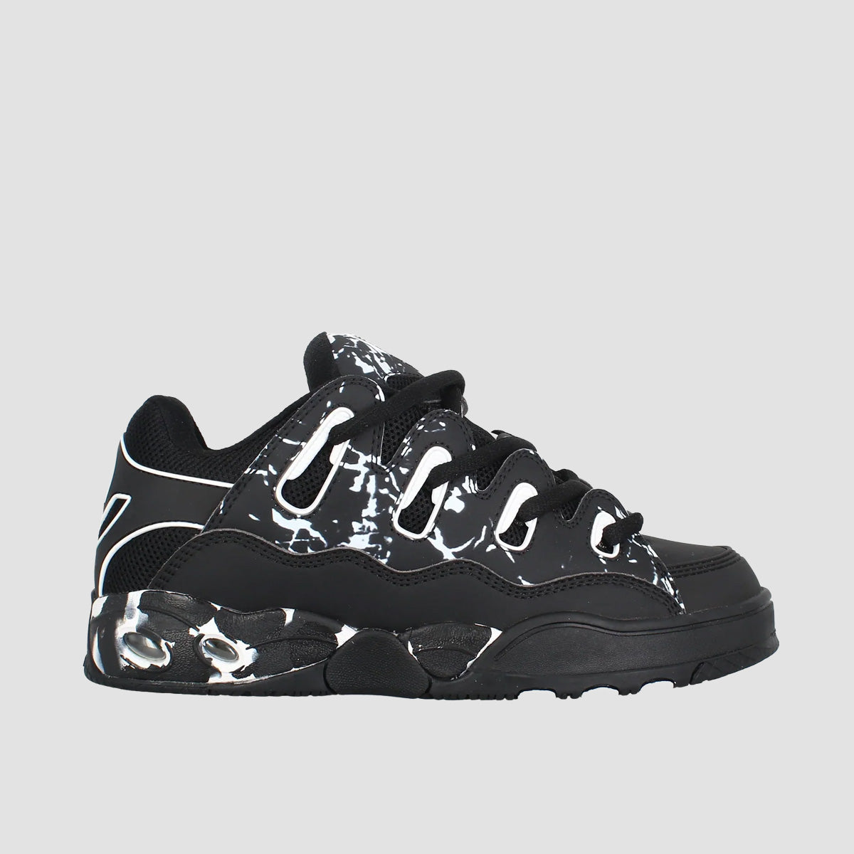Osiris D3 OG Shoes - Black/White/Marble