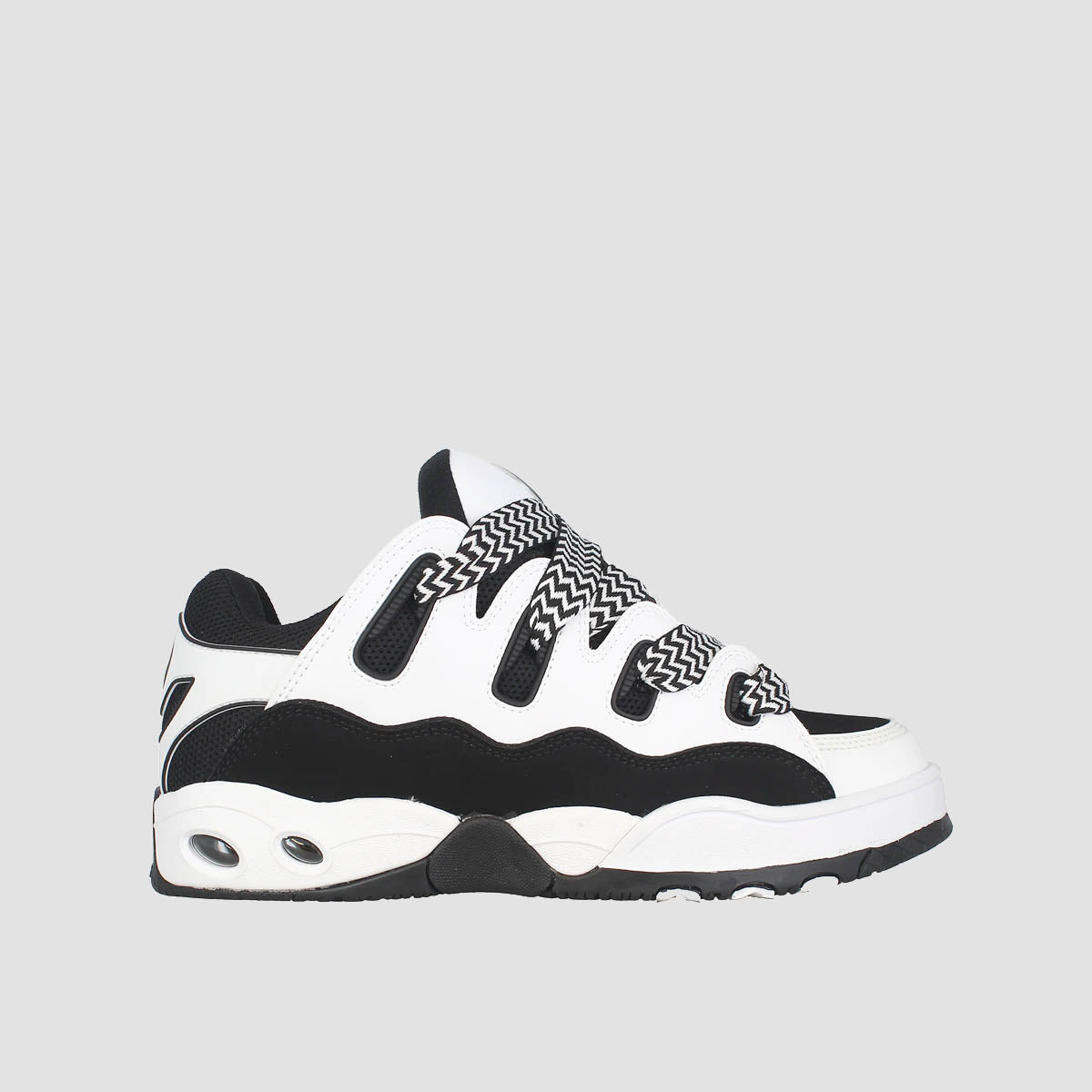 Osiris D3 OG Shoes - Black/White/Zigzag