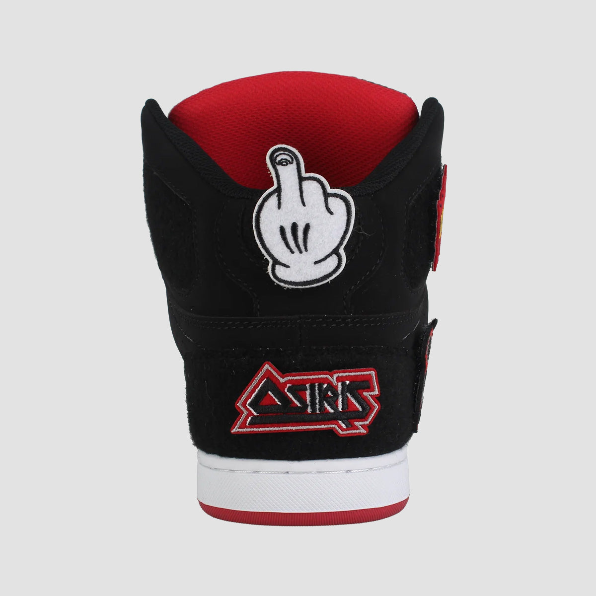 Osiris NYC 83 CLK High Top Shoes - Black/Red/Velcro