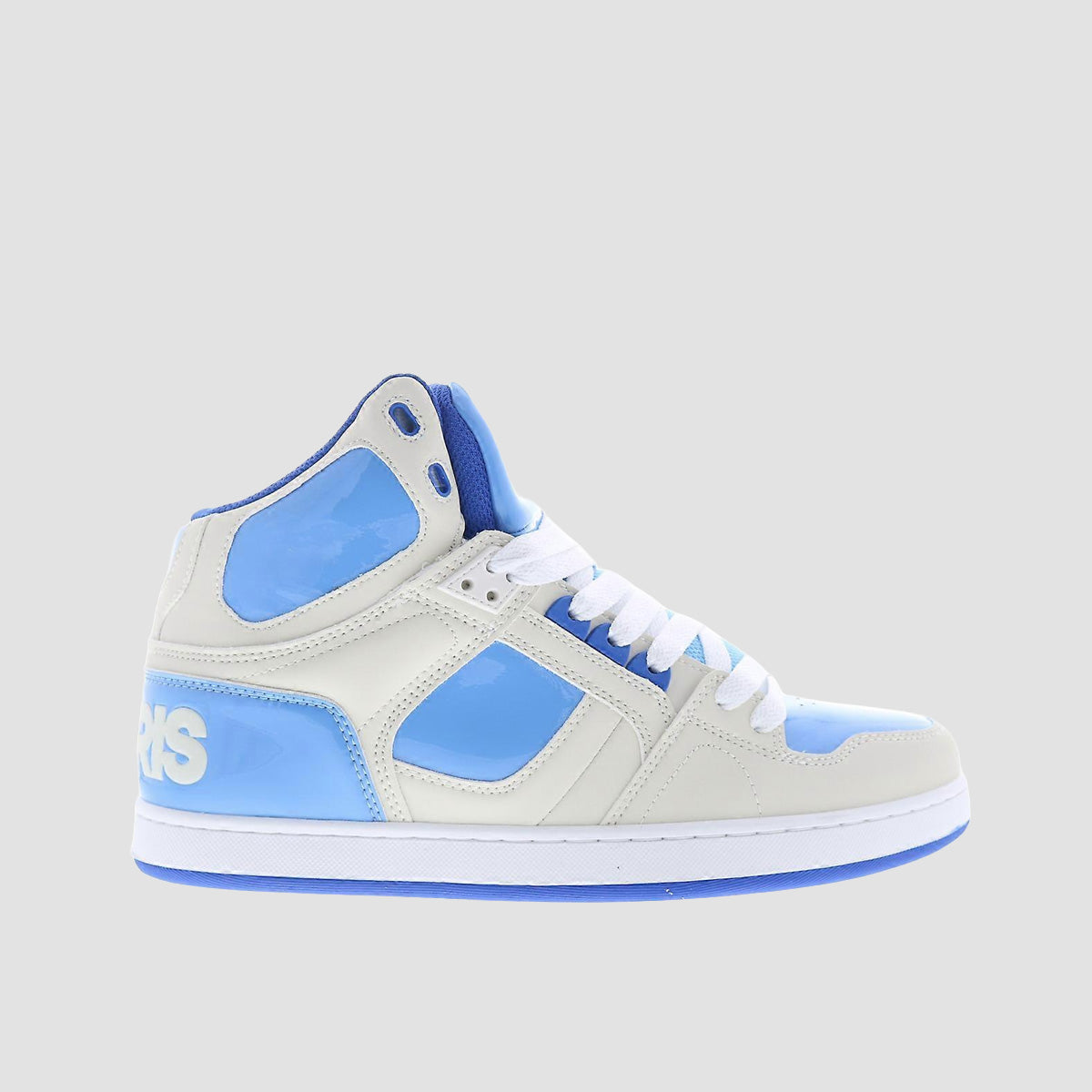 Osiris NYC 83 CLK High Top Shoes - Bone/Baby Blue/White